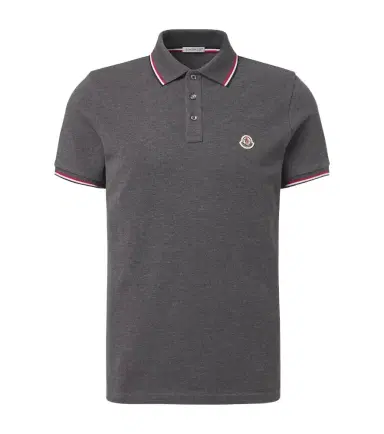 Moncler ogo cotton piqué polo shirt | Thumbnail 1 Moncler ogo cotton piqué polo shirt | Thumbnail 1