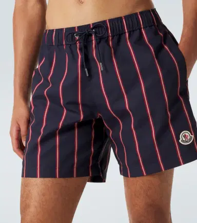 Moncler Striped swim trunks | Thumbnail 4 Moncler Striped swim trunks | Thumbnail 4