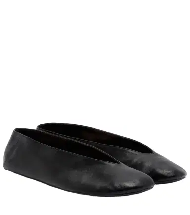 The Row Fay leather ballet flats | Thumbnail 1 The Row Fay leather ballet flats | Thumbnail 1
