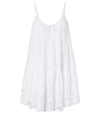 JULIET DUNN Embroidered cotton poplin minidress | Thumbnail 1 JULIET DUNN Embroidered cotton poplin minidress | Thumbnail 1