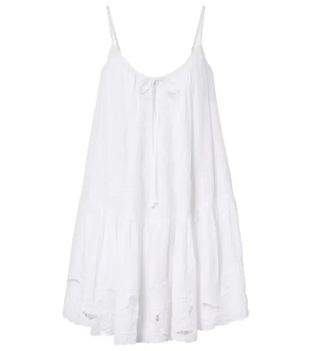 Embroidered cotton poplin minidress Embroidered cotton poplin minidress