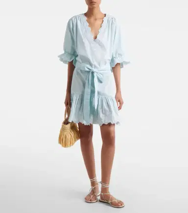 JULIET DUNN Embroidered cotton poplin minidress | Thumbnail 2 JULIET DUNN Embroidered cotton poplin minidress | Thumbnail 2