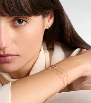 Repossi Letters 18kt rose gold bracelet with diamonds | Thumbnail 3 Repossi Letters 18kt rose gold bracelet with diamonds | Thumbnail 3