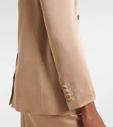 Max Mara Arca double-breasted satin blazer | Thumbnail 5 Max Mara Arca double-breasted satin blazer | Thumbnail 5