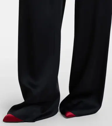 Max Mara Crêpe satin wide-leg pants | Thumbnail 5 Max Mara Crêpe satin wide-leg pants | Thumbnail 5