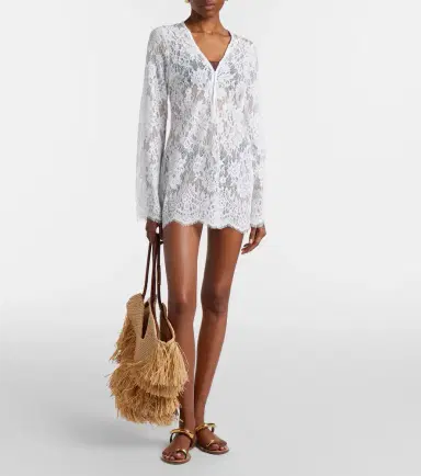 Bananhot Millie cotton-blend lace minidress | Thumbnail 4 Bananhot Millie cotton-blend lace minidress | Thumbnail 4
