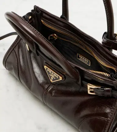 Prada Bonnie Mini leather top-handle bag | Thumbnail 2 Prada Bonnie Mini leather top-handle bag | Thumbnail 2