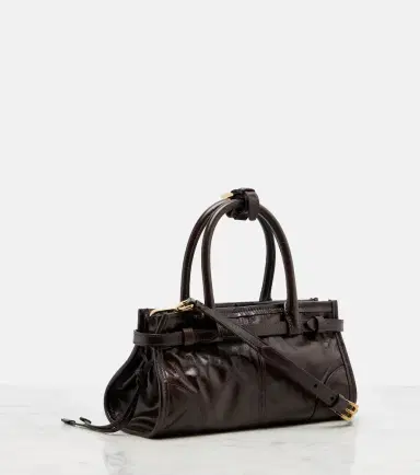 Prada Bonnie Mini leather top-handle bag | Thumbnail 3 Prada Bonnie Mini leather top-handle bag | Thumbnail 3