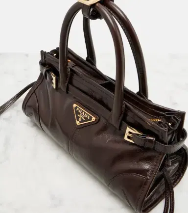 Prada Bonnie Mini leather top-handle bag | Thumbnail 4 Prada Bonnie Mini leather top-handle bag | Thumbnail 4