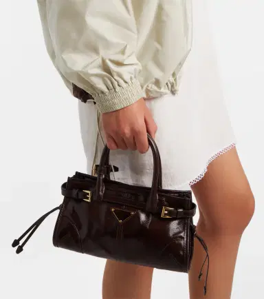 Prada Bonnie Mini leather top-handle bag | Thumbnail 5 Prada Bonnie Mini leather top-handle bag | Thumbnail 5