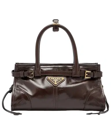 Prada Bonnie Mini leather top-handle bag | Thumbnail 1 Prada Bonnie Mini leather top-handle bag | Thumbnail 1