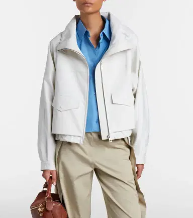 Loewe Cotton and silk gabardine jacket | Thumbnail 2 Loewe Cotton and silk gabardine jacket | Thumbnail 2