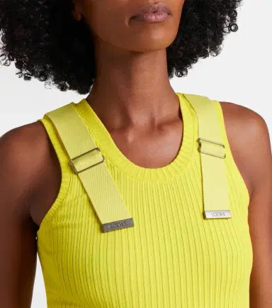 Loewe Ribbed-knit cotton-blend tank top | Thumbnail 5 Loewe Ribbed-knit cotton-blend tank top | Thumbnail 5