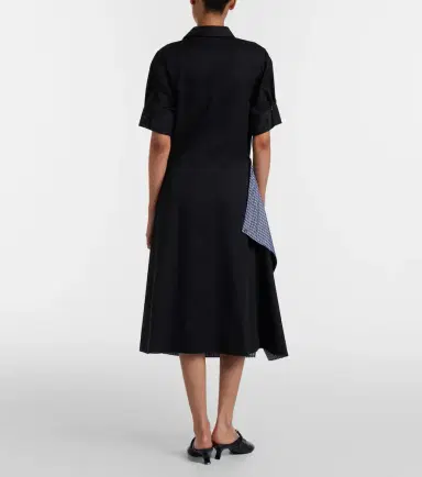 Loewe Deconstructed gabardine shirt dress | Thumbnail 3 Loewe Deconstructed gabardine shirt dress | Thumbnail 3