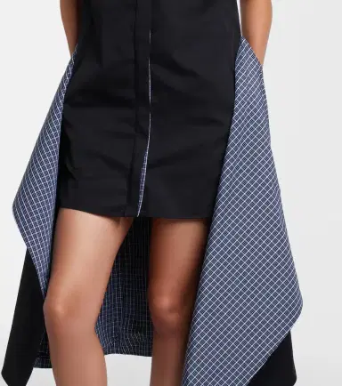 Loewe Deconstructed gabardine shirt dress | Thumbnail 4 Loewe Deconstructed gabardine shirt dress | Thumbnail 4