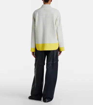Loewe Paneled leather wide-leg pants | Thumbnail 4 Loewe Paneled leather wide-leg pants | Thumbnail 4