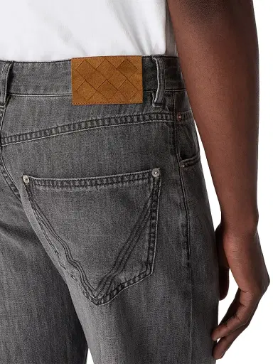 Bottega Veneta Men's Vintage-Washed Straight-Leg Jeans | Thumbnail 5 Bottega Veneta Men's Vintage-Washed Straight-Leg Jeans | Thumbnail 5