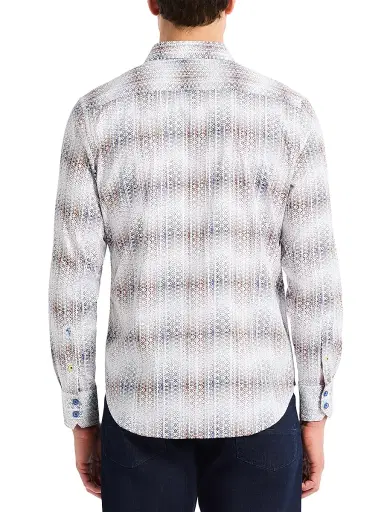 Robert Graham Men's Forsyth Stretch-Cotton Button-Front Shirt | Thumbnail 4 Robert Graham Men's Forsyth Stretch-Cotton Button-Front Shirt | Thumbnail 4