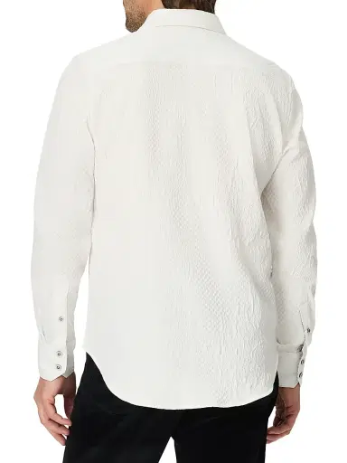 Robert Graham Men's Devonshire Button-Front Shirt - White | Thumbnail 3 Robert Graham Men's Devonshire Button-Front Shirt - White | Thumbnail 3