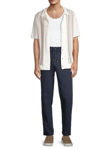 Rails Men's Callum Drawstring Pants - Deep Meridian | Thumbnail 2 Rails Men's Callum Drawstring Pants - Deep Meridian | Thumbnail 2