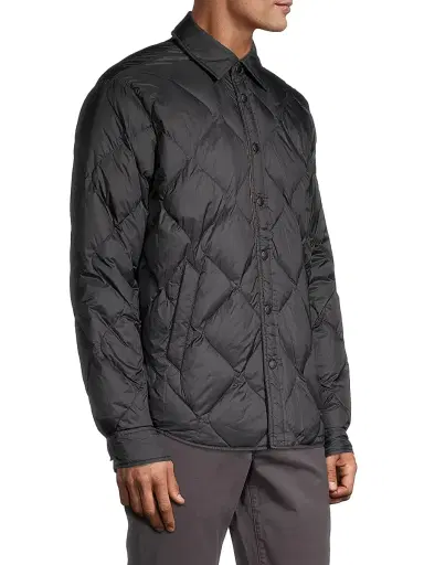 rag & bone Men's Dane Padded Shirt Jacket - Black | Thumbnail 4 rag & bone Men's Dane Padded Shirt Jacket - Black | Thumbnail 4