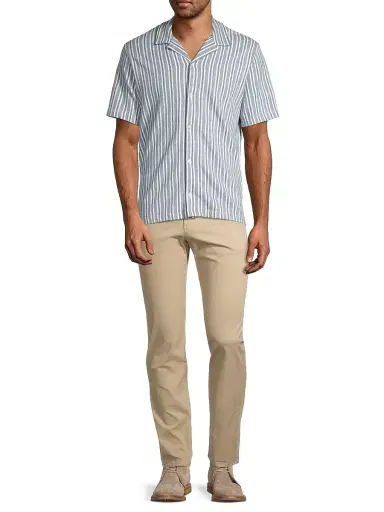 Vince Men's Lightweight Dylan Five-Pocket Pants - Dark Stone Khaki | Thumbnail 2 Vince Men's Lightweight Dylan Five-Pocket Pants - Dark Stone Khaki | Thumbnail 2