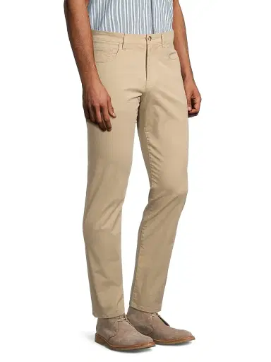Vince Men's Lightweight Dylan Five-Pocket Pants - Dark Stone Khaki | Thumbnail 4 Vince Men's Lightweight Dylan Five-Pocket Pants - Dark Stone Khaki | Thumbnail 4