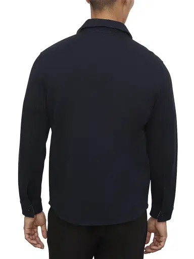 Vince Men's Cotton-Blend Shirt Jacket - Coastal Grey | Thumbnail 5 Vince Men's Cotton-Blend Shirt Jacket - Coastal Grey | Thumbnail 5