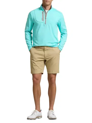 RLX Ralph Lauren Men's RLX Supersmooth Jersey Zip Jacket - Light Mint - Size Small | Thumbnail 2 RLX Ralph Lauren Men's RLX Supersmooth Jersey Zip Jacket - Light Mint - Size Small | Thumbnail 2