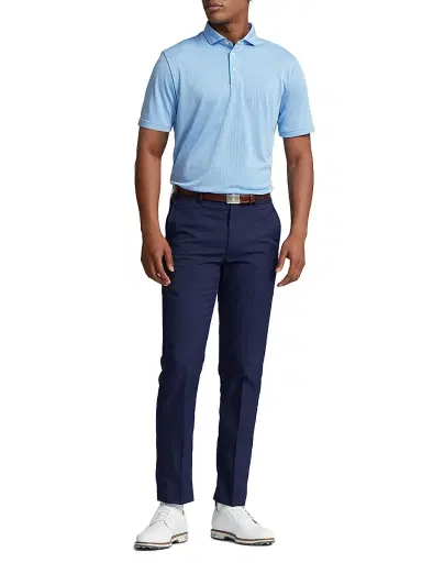RLX Ralph Lauren Men's RLX Stretch Polo Shirt - Blue Lagoon | Thumbnail 2 RLX Ralph Lauren Men's RLX Stretch Polo Shirt - Blue Lagoon | Thumbnail 2