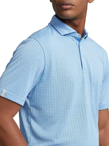RLX Ralph Lauren Men's RLX Stretch Polo Shirt - Blue Lagoon | Thumbnail 5 RLX Ralph Lauren Men's RLX Stretch Polo Shirt - Blue Lagoon | Thumbnail 5