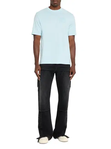 AMIRI Men's Arts Logo Graphic Cotton T-Shirt - Light Blue | Thumbnail 2 AMIRI Men's Arts Logo Graphic Cotton T-Shirt - Light Blue | Thumbnail 2