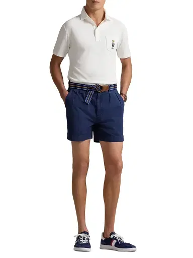 Polo Ralph Lauren Men's Custom-Slim-Fit Polo Bear Mesh Polo Shirt | Thumbnail 2 Polo Ralph Lauren Men's Custom-Slim-Fit Polo Bear Mesh Polo Shirt | Thumbnail 2