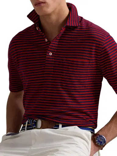 Polo Ralph Lauren Men's Classic-Fit Featherweight Mesh Polo | Thumbnail 5 Polo Ralph Lauren Men's Classic-Fit Featherweight Mesh Polo | Thumbnail 5