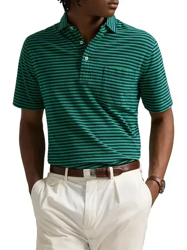 Polo Ralph Lauren Men's Classic-Fit Featherweight Mesh Polo | Thumbnail 3 Polo Ralph Lauren Men's Classic-Fit Featherweight Mesh Polo | Thumbnail 3