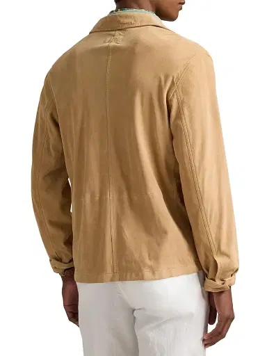 Polo Ralph Lauren Men's Suede Utility Jacket | Thumbnail 4 Polo Ralph Lauren Men's Suede Utility Jacket | Thumbnail 4