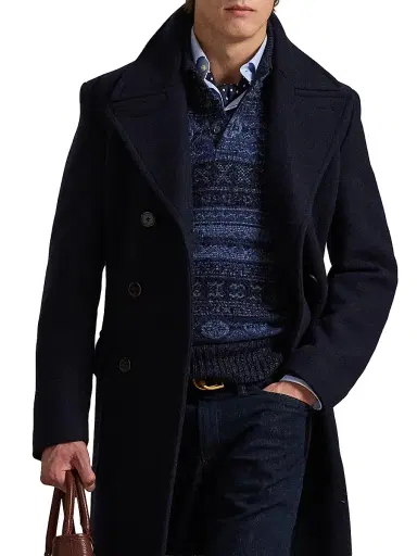 Polo Ralph Lauren Men's Fair Isle Polo Sweater - Navy Multi - Size XL | Thumbnail 5 Polo Ralph Lauren Men's Fair Isle Polo Sweater - Navy Multi - Size XL | Thumbnail 5