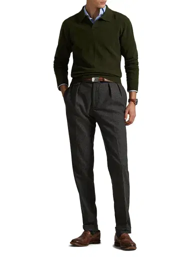 Polo Ralph Lauren Men's Wool Polo Sweater | Thumbnail 2 Polo Ralph Lauren Men's Wool Polo Sweater | Thumbnail 2