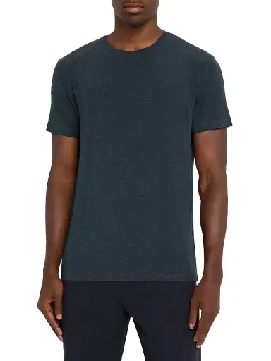 Derek Rose Men's Marl Jersey Crewneck T-Shirt | Thumbnail 3 Derek Rose Men's Marl Jersey Crewneck T-Shirt | Thumbnail 3
