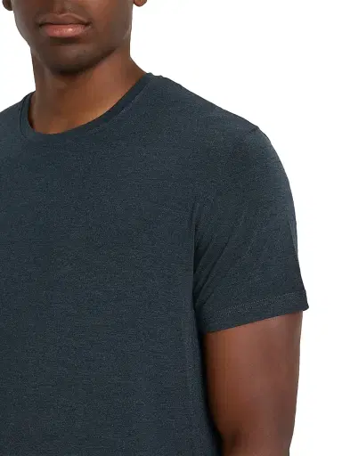Derek Rose Men's Marl Jersey Crewneck T-Shirt | Thumbnail 5 Derek Rose Men's Marl Jersey Crewneck T-Shirt | Thumbnail 5