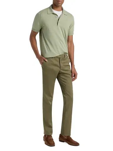 Sartorio Napoli Men's Cotton Polo Shirt | Thumbnail 2 Sartorio Napoli Men's Cotton Polo Shirt | Thumbnail 2