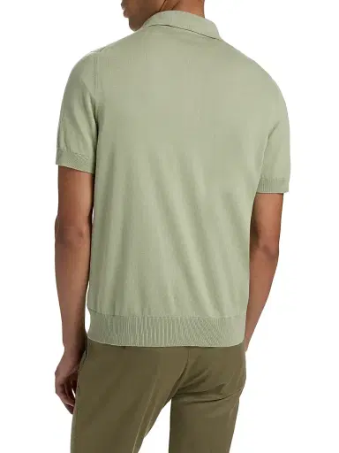 Sartorio Napoli Men's Cotton Polo Shirt | Thumbnail 5 Sartorio Napoli Men's Cotton Polo Shirt | Thumbnail 5