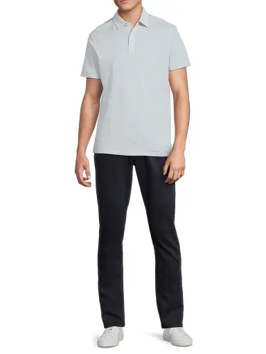 Robert Barakett Men's Roscoe Polo Shirt - Soft Teal - Size Small | Thumbnail 2 Robert Barakett Men's Roscoe Polo Shirt - Soft Teal - Size Small | Thumbnail 2
