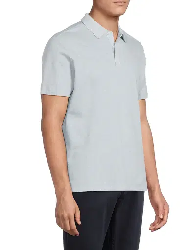 Robert Barakett Men's Roscoe Polo Shirt - Soft Teal - Size Small | Thumbnail 4 Robert Barakett Men's Roscoe Polo Shirt - Soft Teal - Size Small | Thumbnail 4