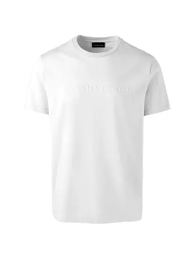 Canada Goose Men's Emersen Cotton Crewneck T-Shirt - White | Thumbnail 1 Canada Goose Men's Emersen Cotton Crewneck T-Shirt - White | Thumbnail 1