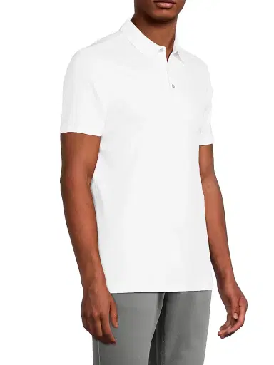 Robert Barakett Men's Georgia Polo Shirt - White - Size Small | Thumbnail 4 Robert Barakett Men's Georgia Polo Shirt - White - Size Small | Thumbnail 4