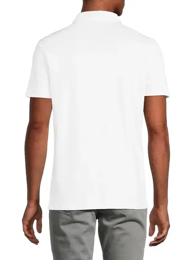 Robert Barakett Men's Georgia Polo Shirt - White - Size Small | Thumbnail 5 Robert Barakett Men's Georgia Polo Shirt - White - Size Small | Thumbnail 5