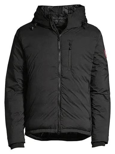 Canada Goose Men's Lodge Down Hooded Jacket - Black | Thumbnail 1 Canada Goose Men's Lodge Down Hooded Jacket - Black | Thumbnail 1