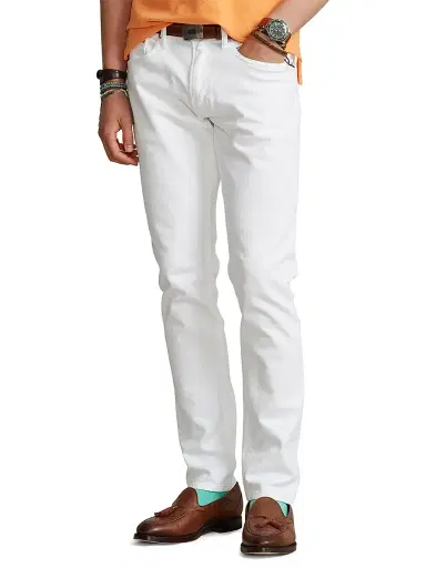 Polo Ralph Lauren Men's Sullivan 5-Pocket Jeans - White Stretch - Size 32 | Thumbnail 3 Polo Ralph Lauren Men's Sullivan 5-Pocket Jeans - White Stretch - Size 32 | Thumbnail 3