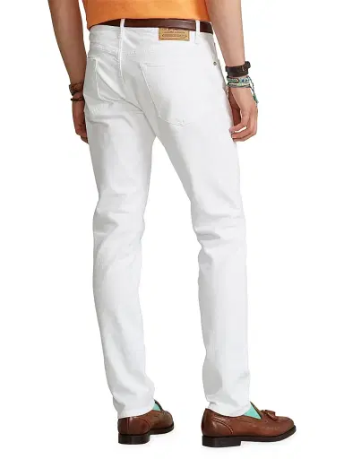 Polo Ralph Lauren Men's Sullivan 5-Pocket Jeans - White Stretch - Size 32 | Thumbnail 4 Polo Ralph Lauren Men's Sullivan 5-Pocket Jeans - White Stretch - Size 32 | Thumbnail 4